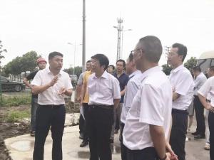 市委副書記、市長錢三雄一行考察織里童裝產業園區二期