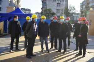 公司黨委書記、董事長費子明帶隊深入項目一線檢查疫情防控、復工復產