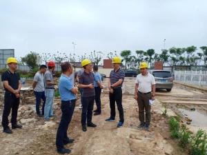 集團黨委委員、副總經(jīng)理潘一品一行調(diào)研公司在建項目并聽取半年度項目